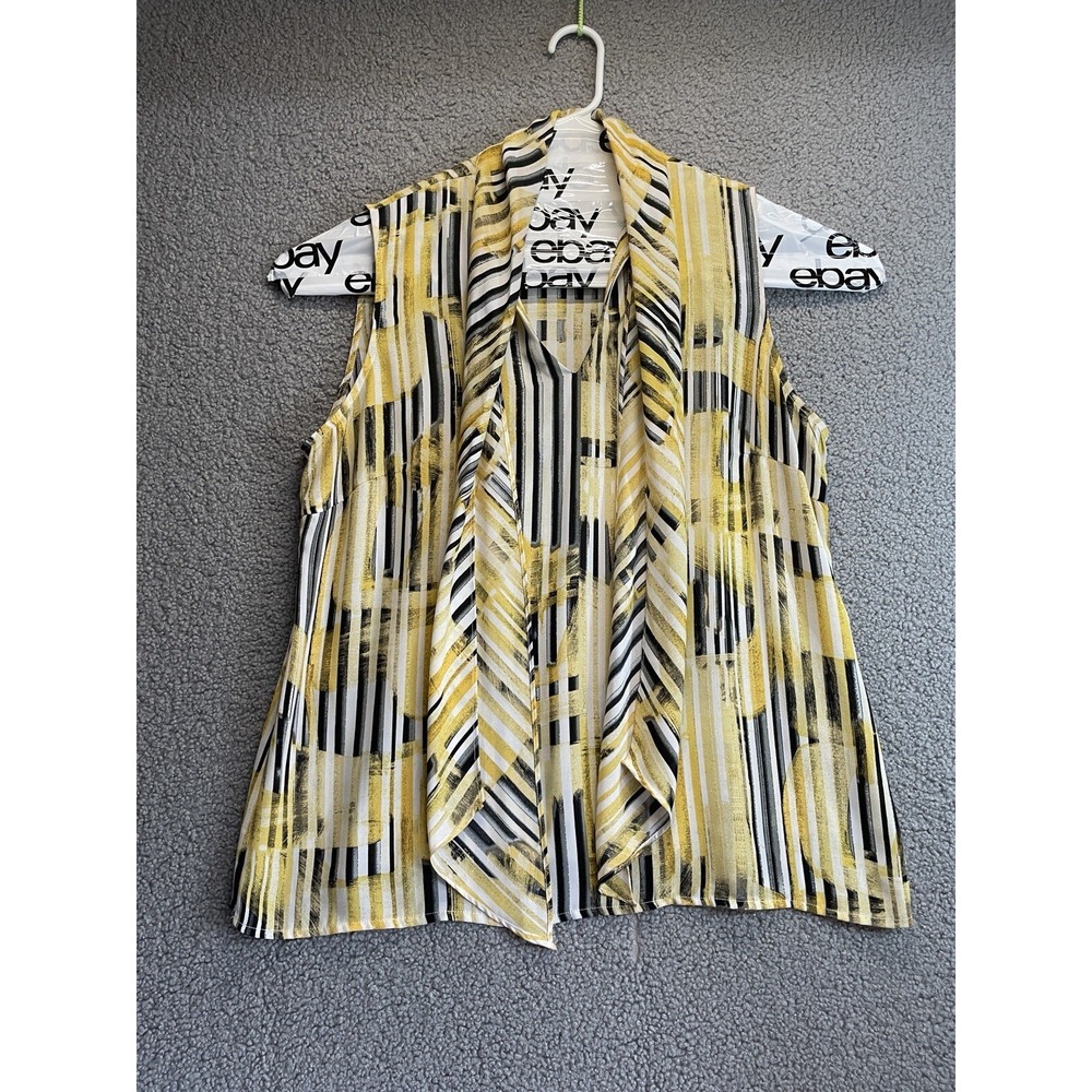 Milano  Sleeveless Dress Blouse Women's‎  Size Large